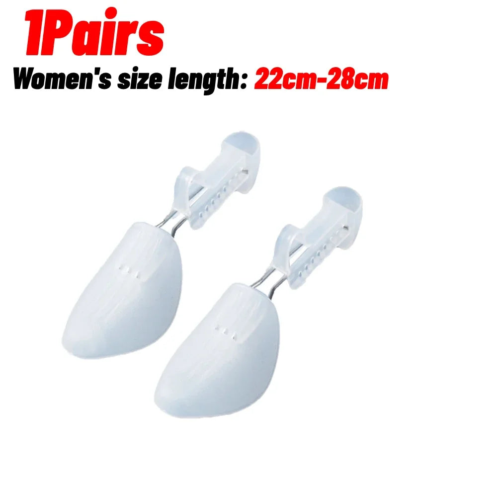 Verstellbare Kunststoff Schuhspanner 1/2 Paar für Damen und Herren Schuhe