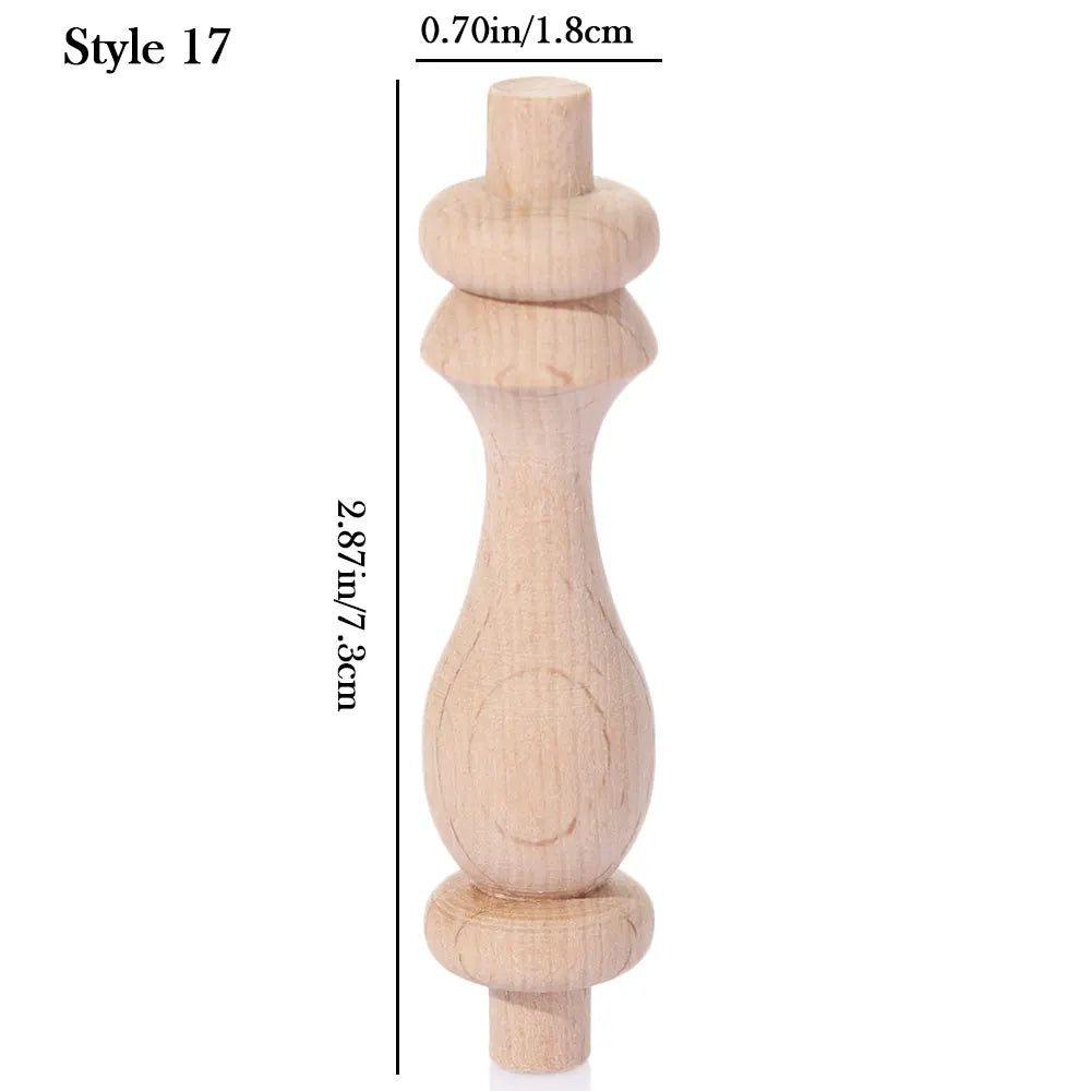 Vintage Holz Geschnitzte Möbel Füße Schrank Beine Dekoration Varianten