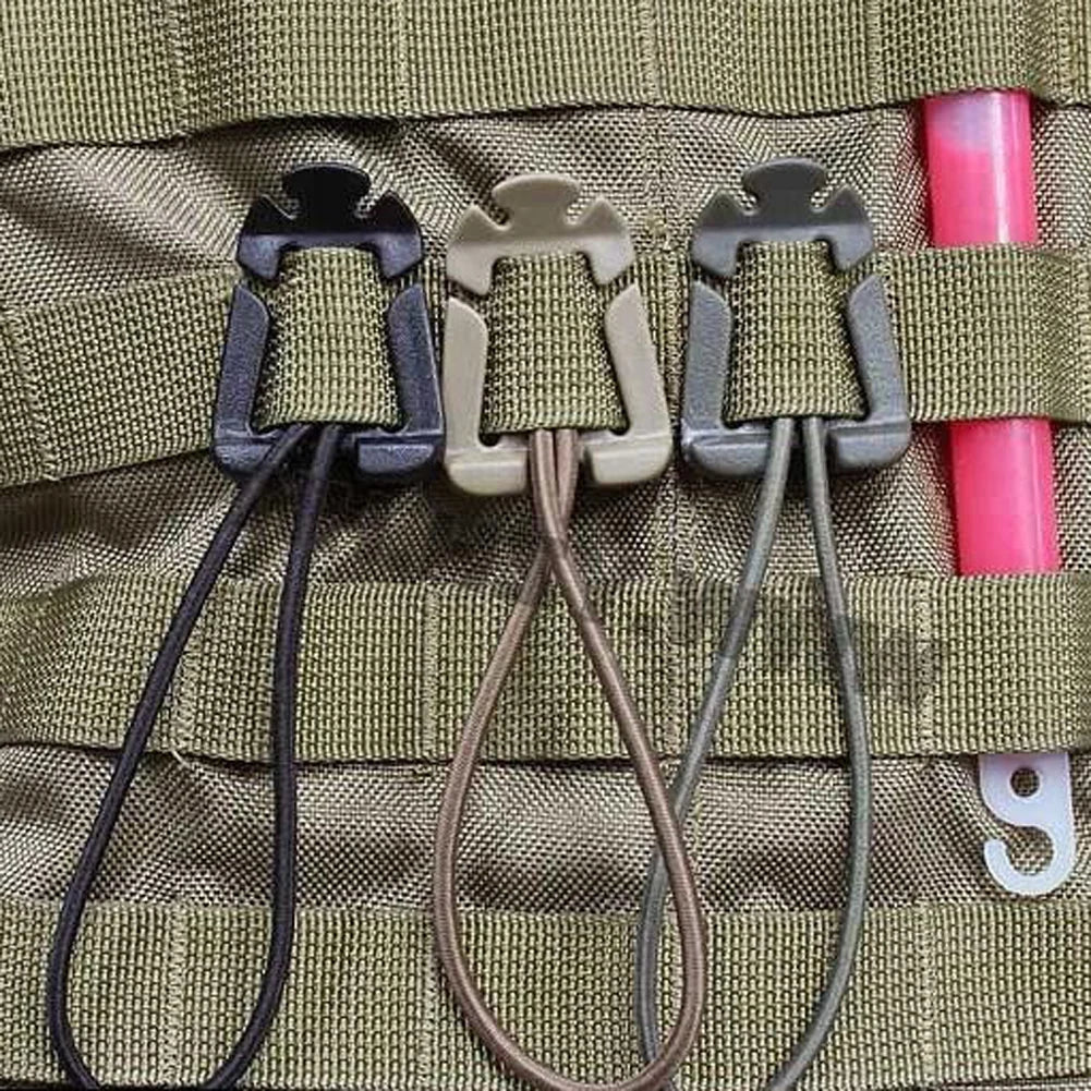 2er Set Rucksack Schnalle Karabiner Clips aus Nylon und ABS 4,5x2,7cm