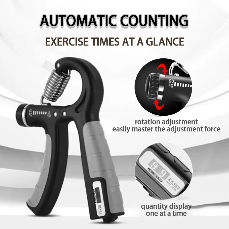Verstellbarer Handgriff Trainer 5-60kg für Muskelaufbau und Unterarm