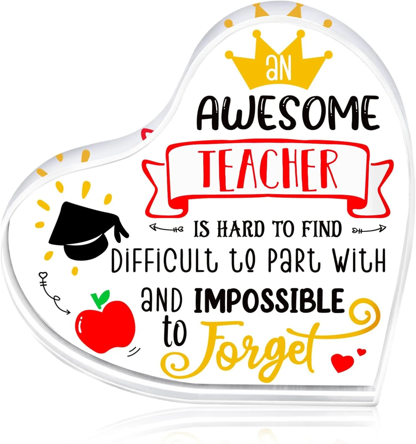 Dankesgeschenk Lehrerin Acryl-Briefkopf Papier Geschenk für Krankenschwestern