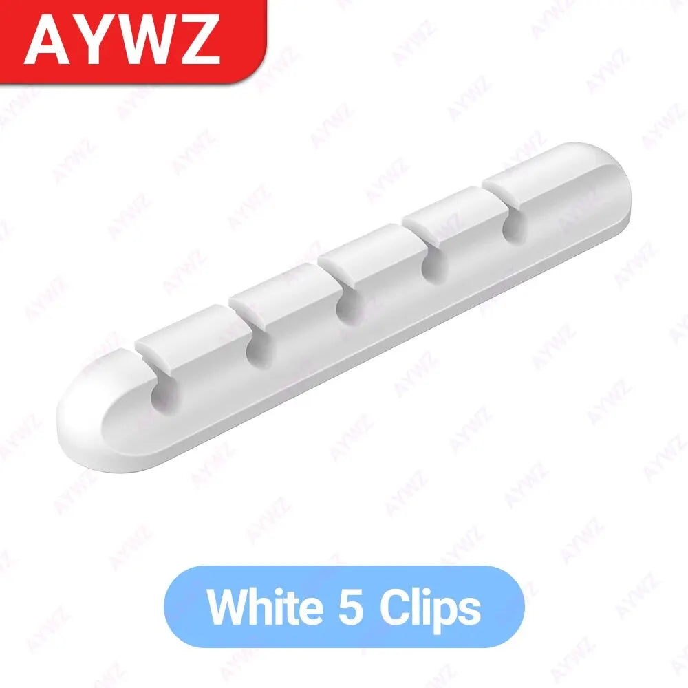 Selbstklebende Kabelhalter Clips für Kabelmanagement Schreibtisch 5mm