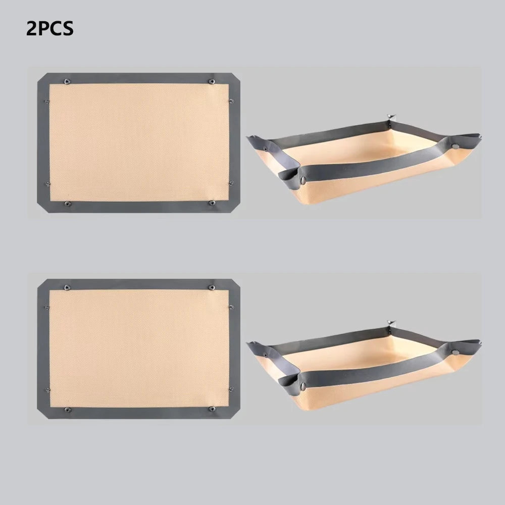 Auslaufsichere Silikon Backmatte mit Antihaftbeschichtung für Küche