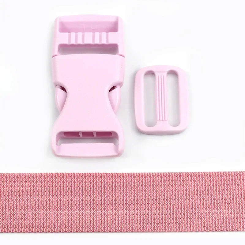 Nylon Gurtband Set mit Kunststoff und Metall Schnallen 20/25mm DIY