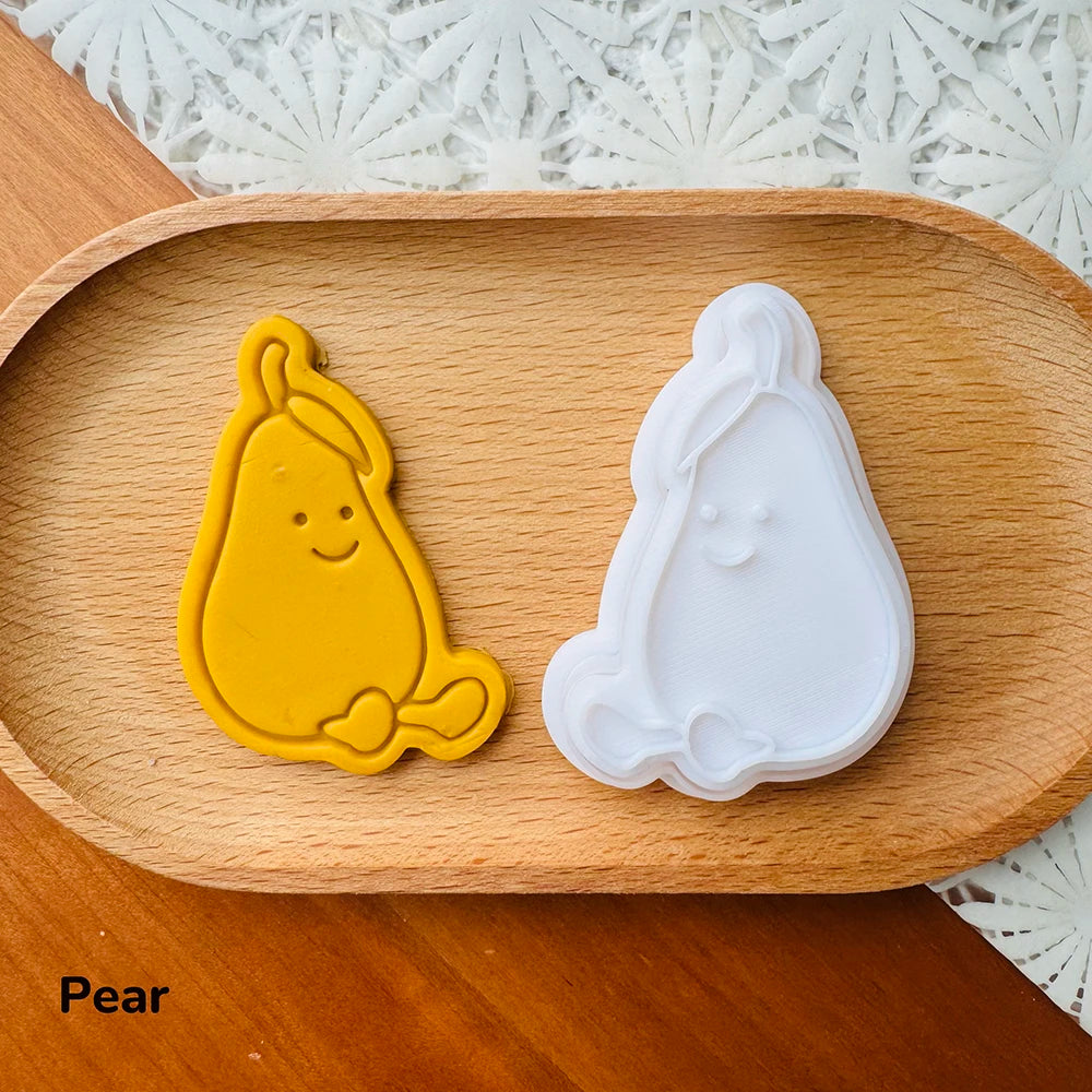 Cartoon Obst Ausstecher aus PLA – Umweltfreundliche Keksformen 2-7 cm