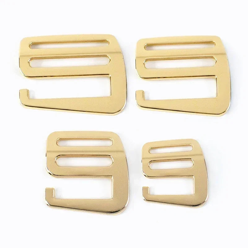 Metall G-Haken Schnalle 19-38 mm für Tasche Gürtel mit Tri Glide Slider