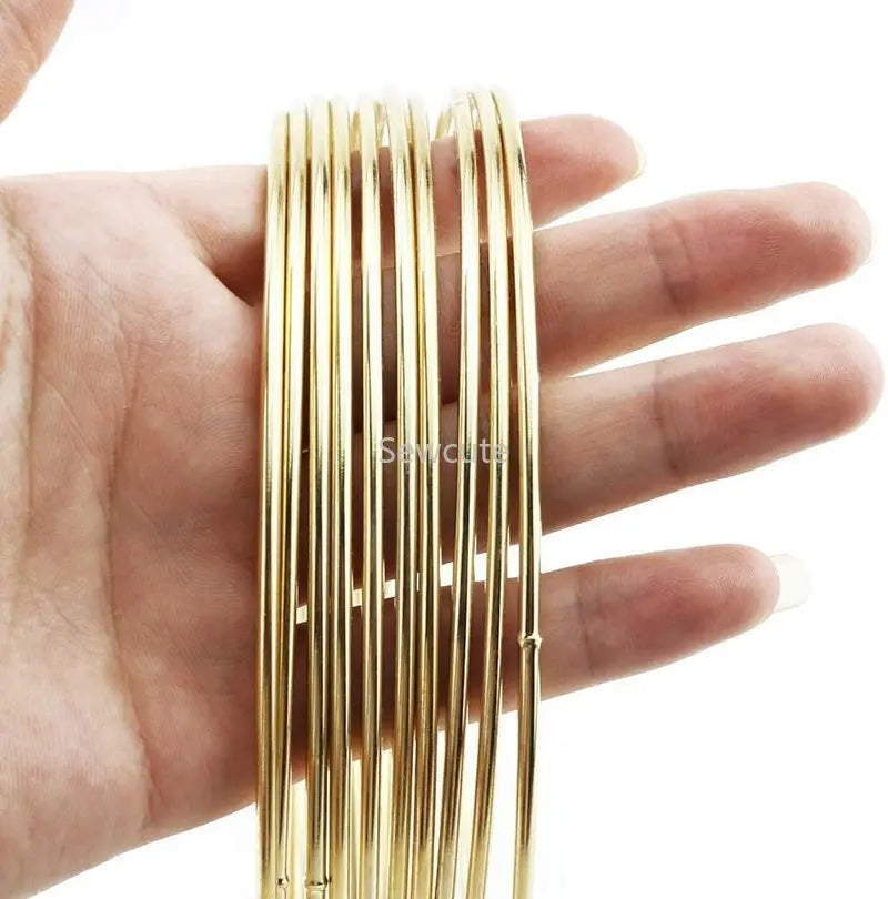 10er Set Metallringe für DIY Traumfänger Makramee Dekorationen