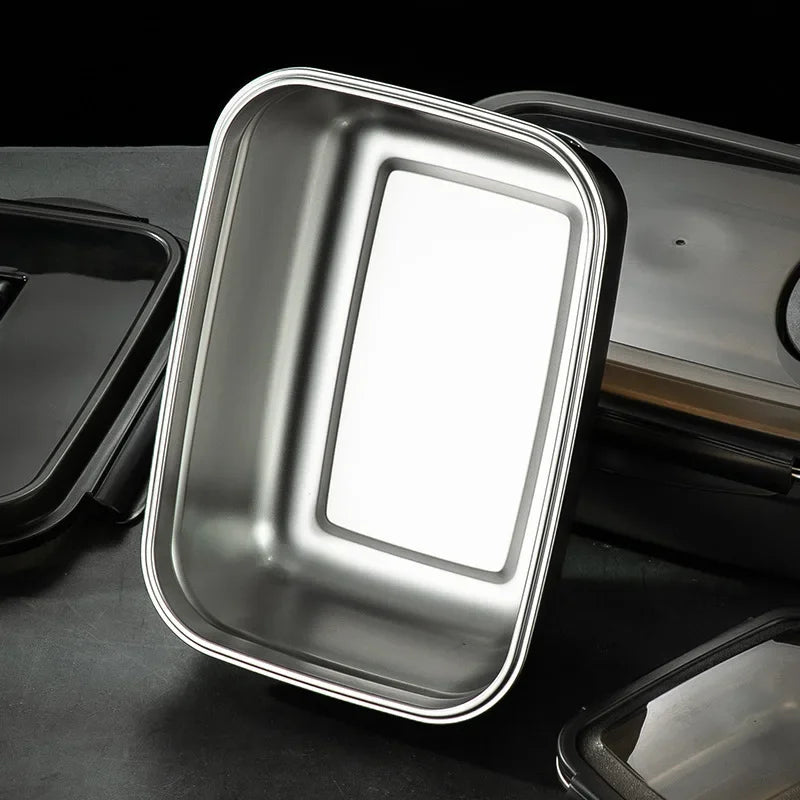 304 Edelstahl Lunch Bento Box Familien Aufbewahrungsbehälter 7 Größen