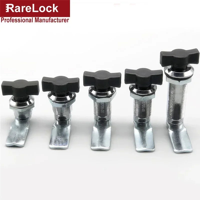 Schwarzes schlüsselloses Griffschloss 18-60mm für Schrank Industriekasten