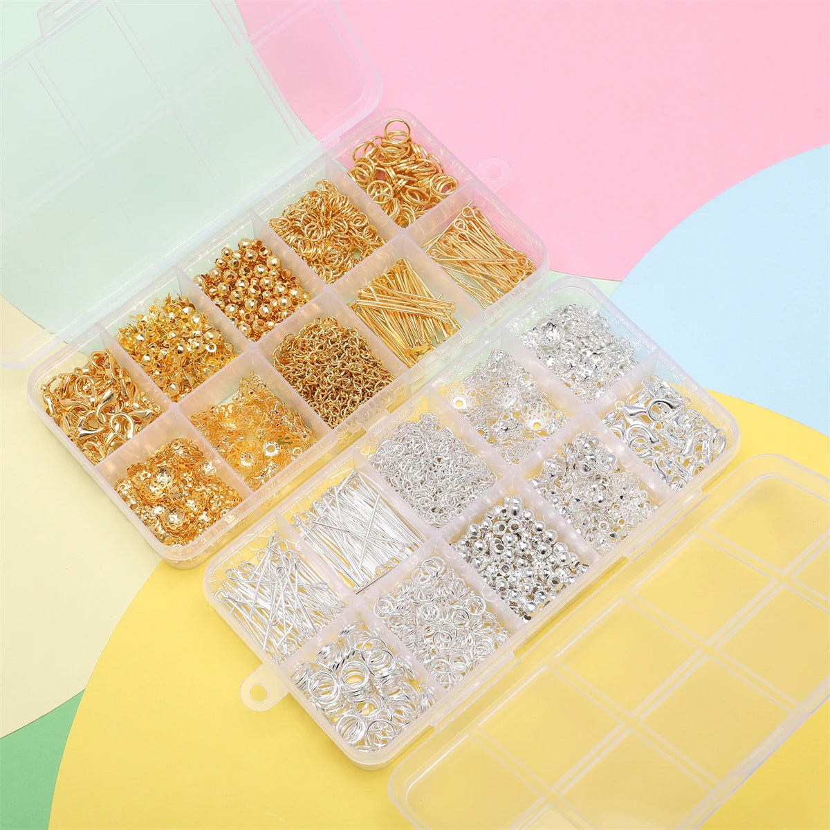 820-teiliges DIY Schmuckset mit Legierungsketten und Multi-Connector Verschluss