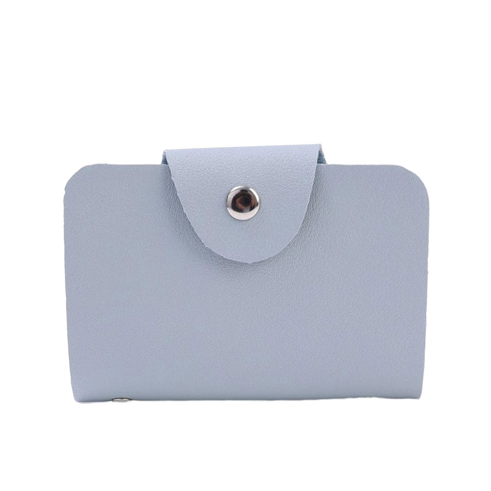 Kartenhalter PU mit großer Kapazität für Kreditkarten Bargeld Organizer