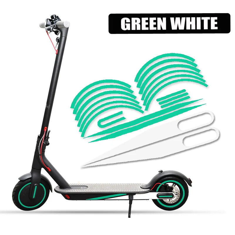 Reflektierende PVC Warnstreifen mit starker Nachtsicht für Scooter