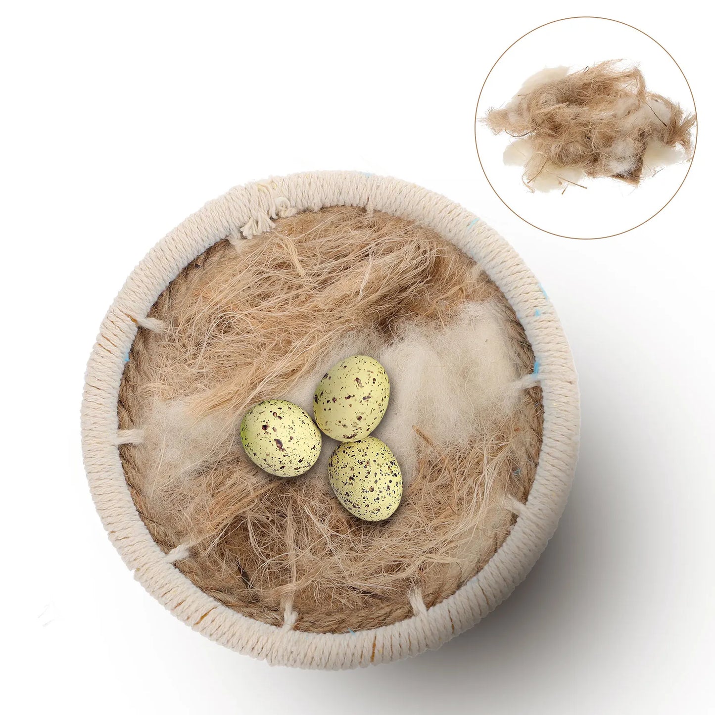 Vogelnestmaterial aus Jute für sichere Nester von Vögeln
