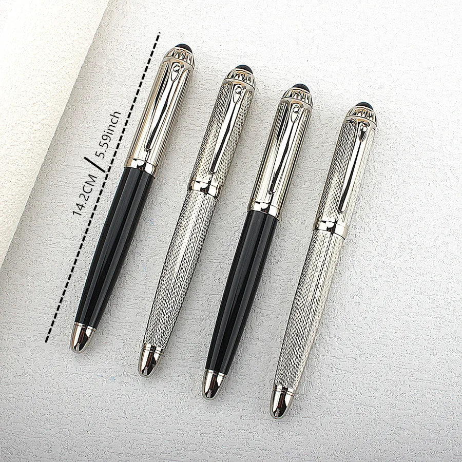 Metall Rollerball Stift Silber – Gelschreiber für Büro & Schule-Yabubest - Home & More