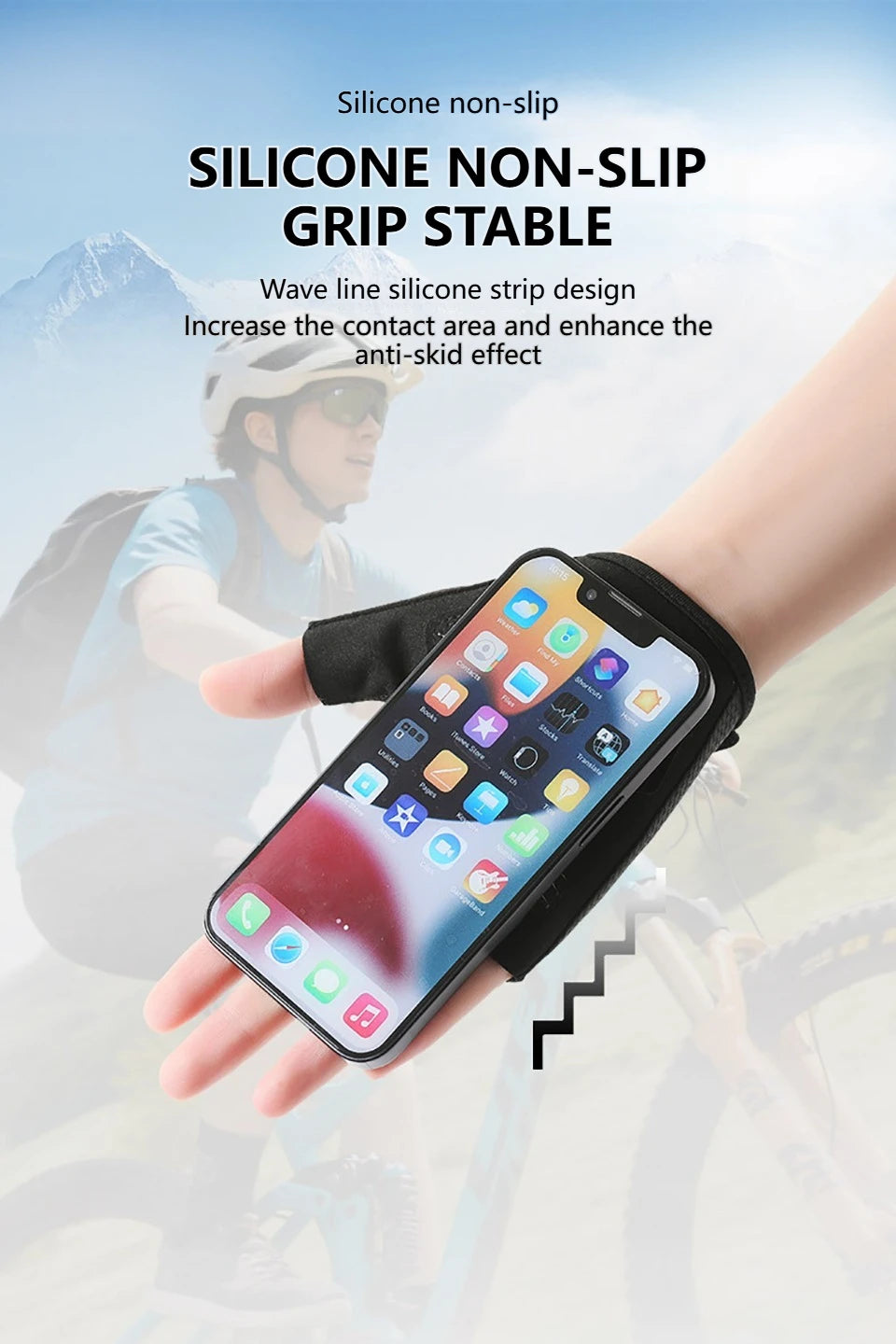 Fahrradhandschuhe halber Finger atmungsaktiv – MTB & Rennrad-Yabubest - Home & More