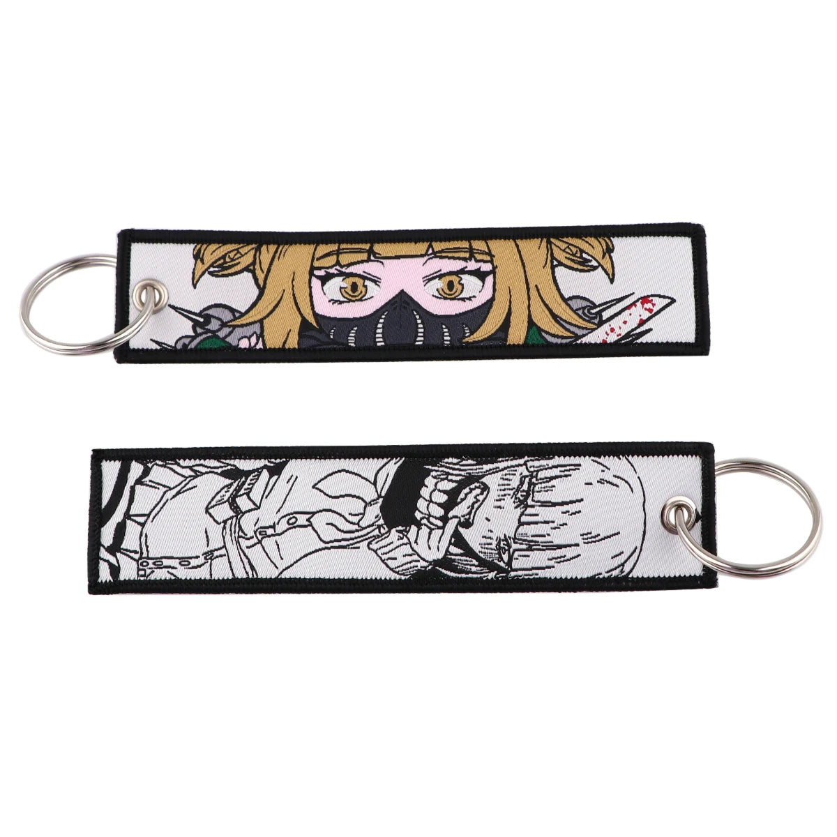Manga Cartoon Schlüsselanhänger aus Metall für Motorrad und Auto 13cm