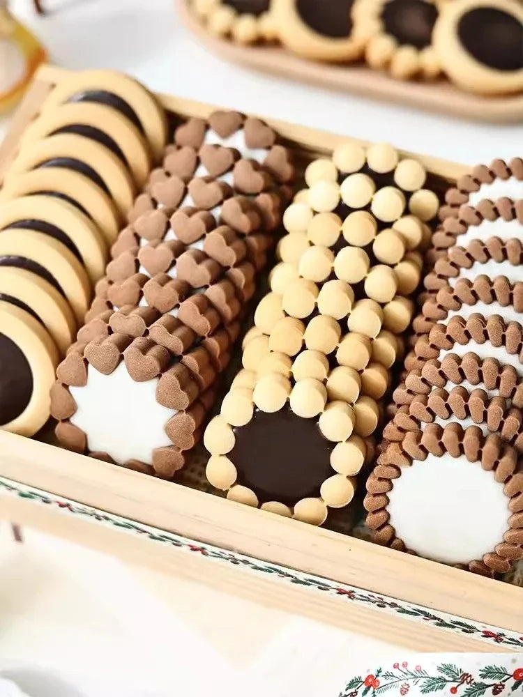 Praktischer 3D Keksstempel aus Kunststoff für kreative Kekse