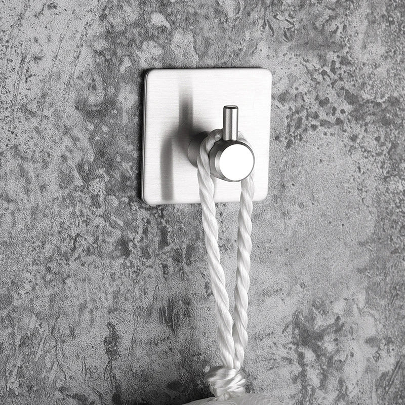 Edelstahl Klebehaken für Bad Küche Garderobe – Vielseitiger Wandhaken ohne Bohren