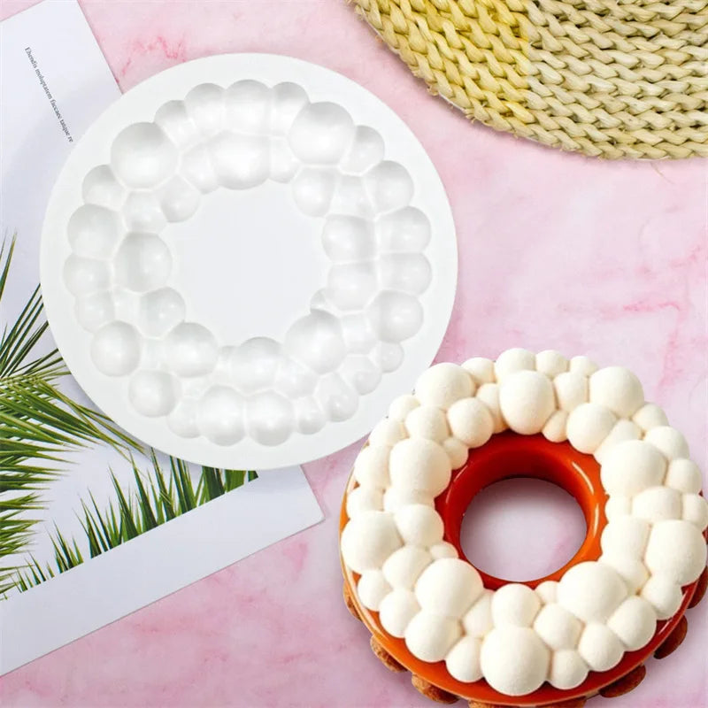 Runde Silikon Mousse Kuchenform für kreative Desserts
