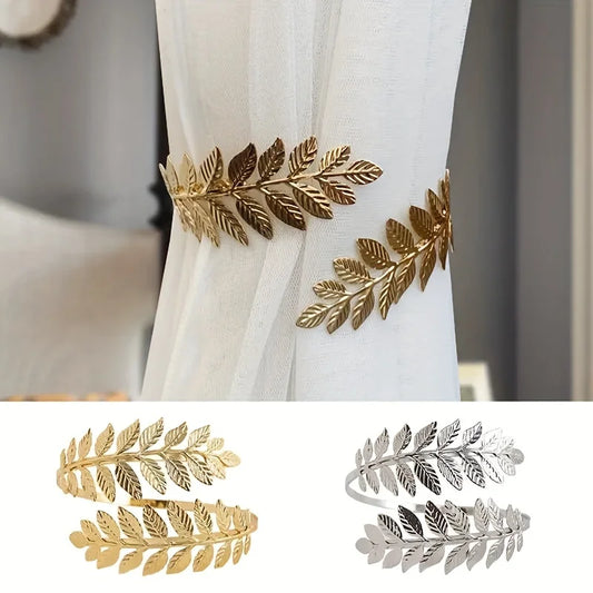 Dekorative Metall Vorhanghalter mit verstellbaren Ringen