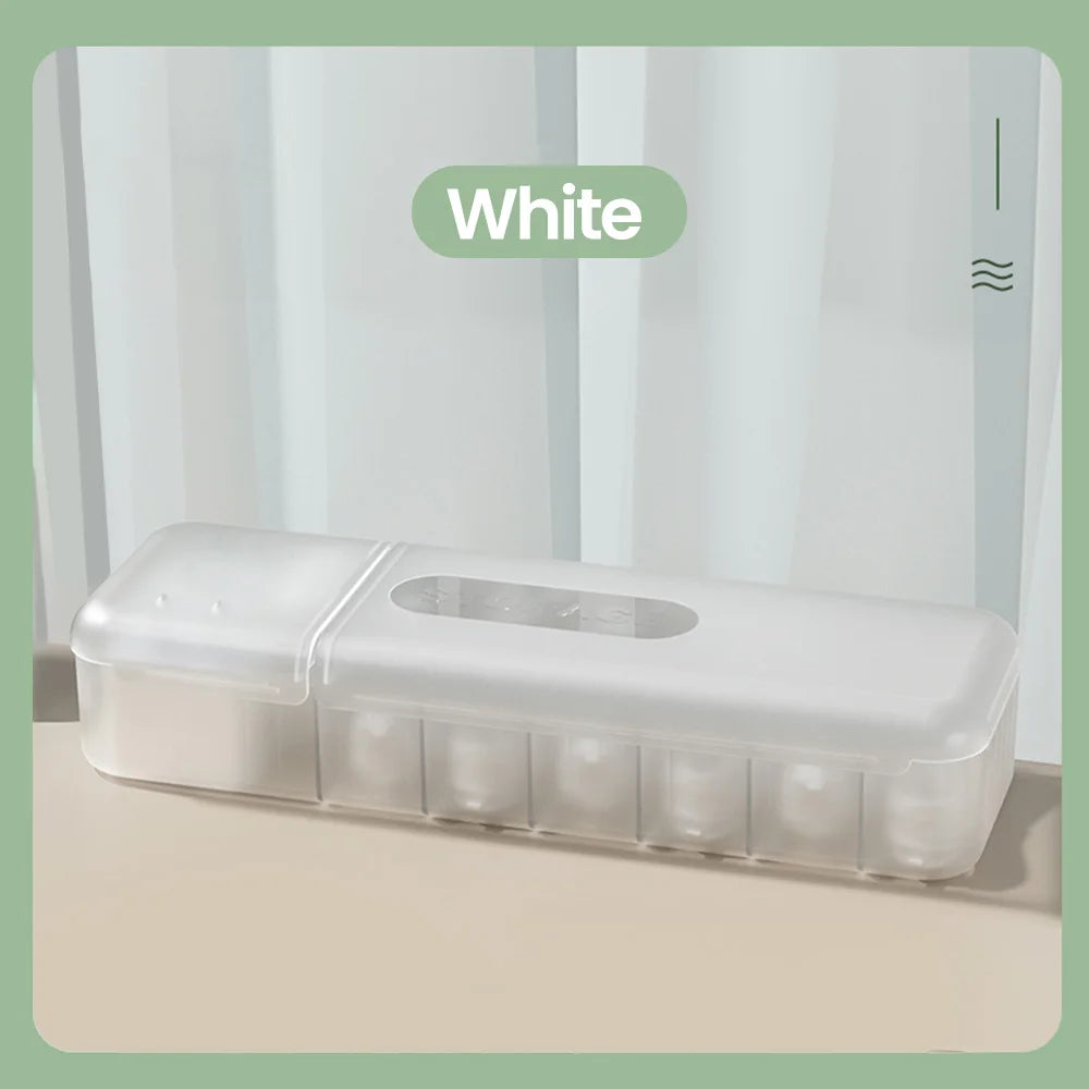 Kabelbox mit 7 Fächern für einfache Kabelorganisation zu Hause und Reise