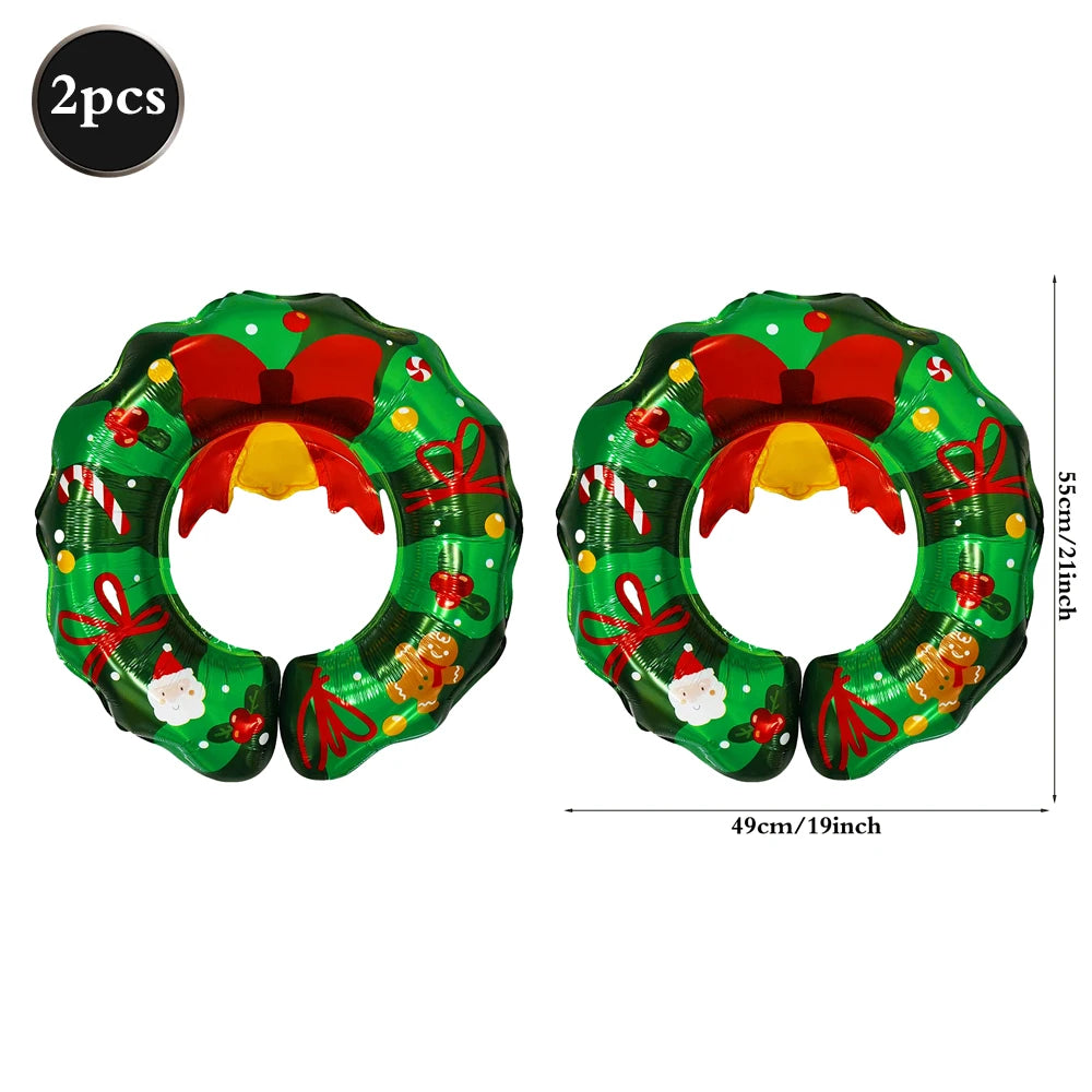 Festliche Weihnachts Folienballons Santa Rentier Schneemann für Partys