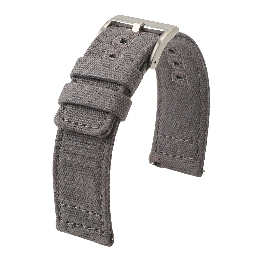 Schnellverschluss Uhrenarmband Nylon-Canvas 18-22 mm mit Pin Schnalle-Yabubest - Home & More