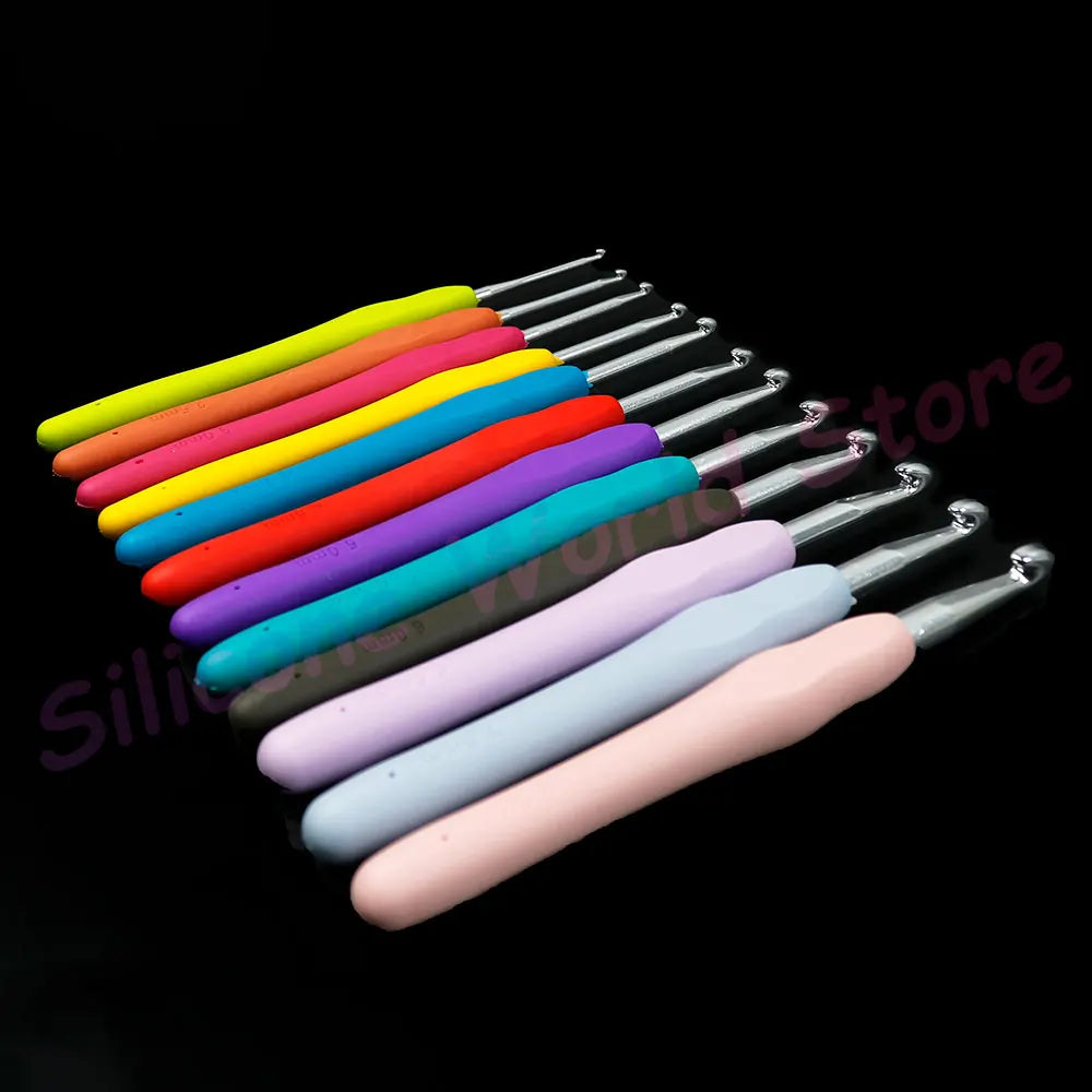 45/37 teiliges buntes Häkeln und Stricken Werkzeug Set mit Aufbewahrungstasche