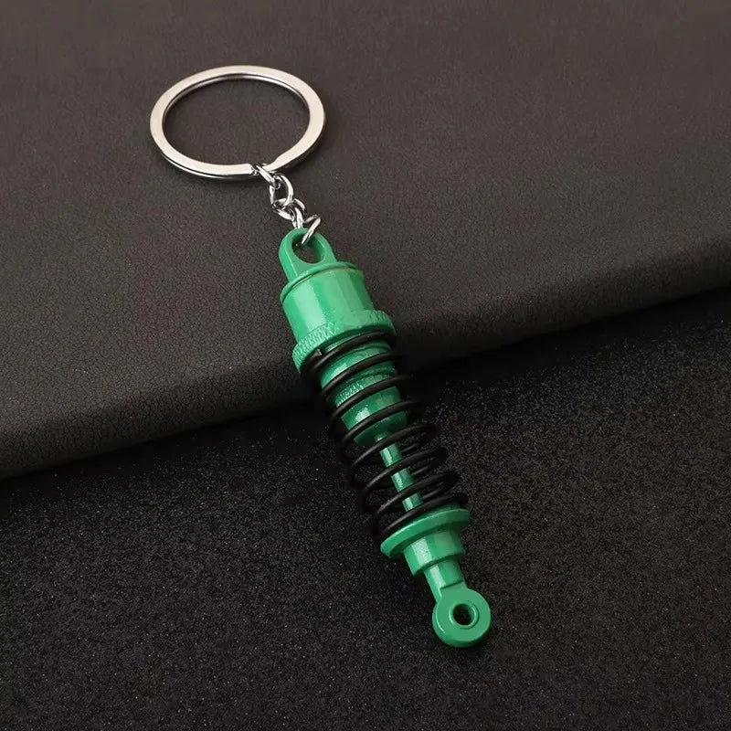 Robuster Edelstahl Schlüsselanhänger im Autoteile-Design – Perfektes Männergeschenk