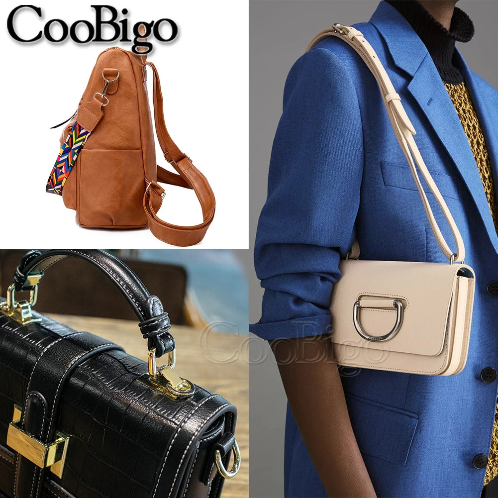 10 Metall D Ring Halbschlaufe Schnallen für Taschen Rucksäcke DIY