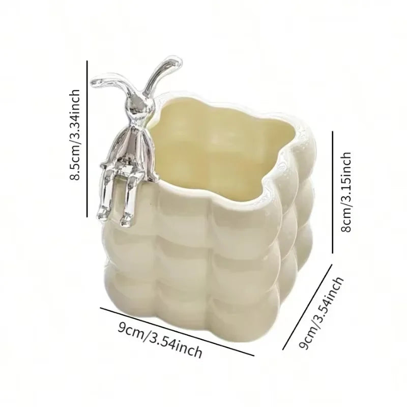 Dekorative Keramik Aufbewahrungsschale für Schlüssel und Schmuck