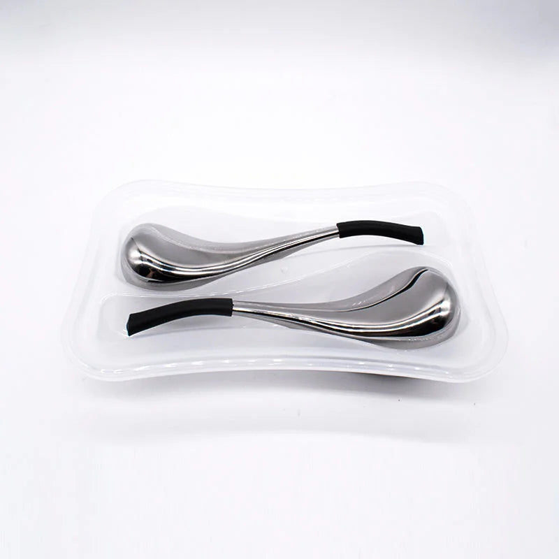 Kühlendes Eiskugel-Set aus Edelstahl für Gesicht und Augen