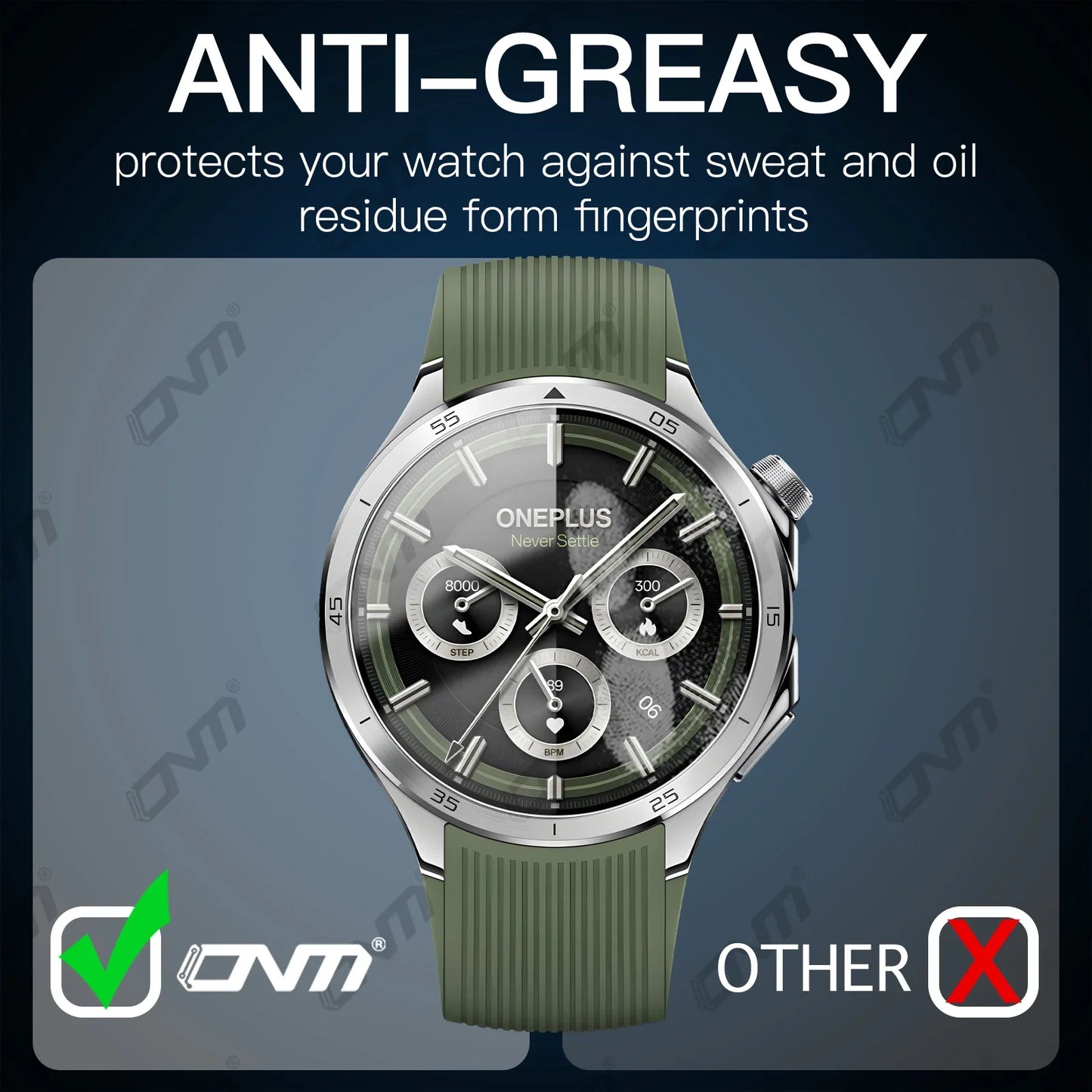 2.5D Displayschutzfolie gehärtetes Glas kratzfest für Smartwatch