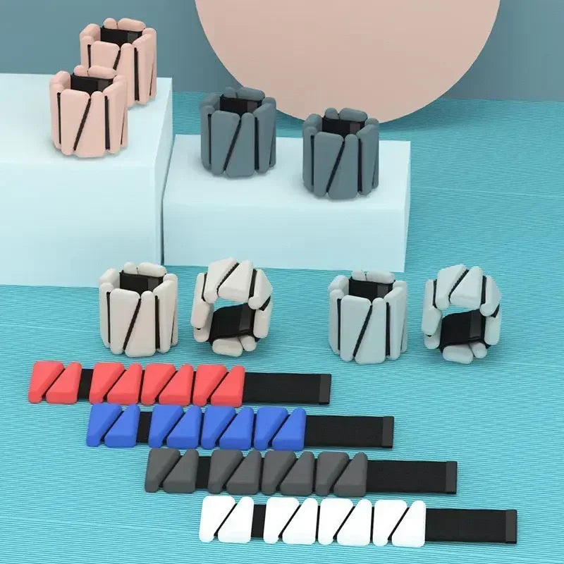 Einstellbare Handgelenk Gewichte Silikon für Fitness und Yoga