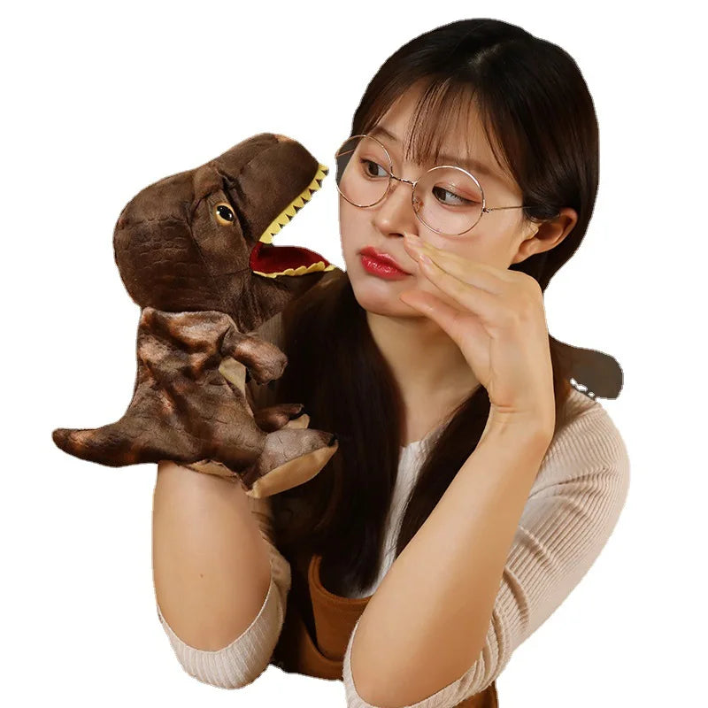 Niedliche Dinosaurier Fingerpuppen mit beweglichem Mund für Kinder