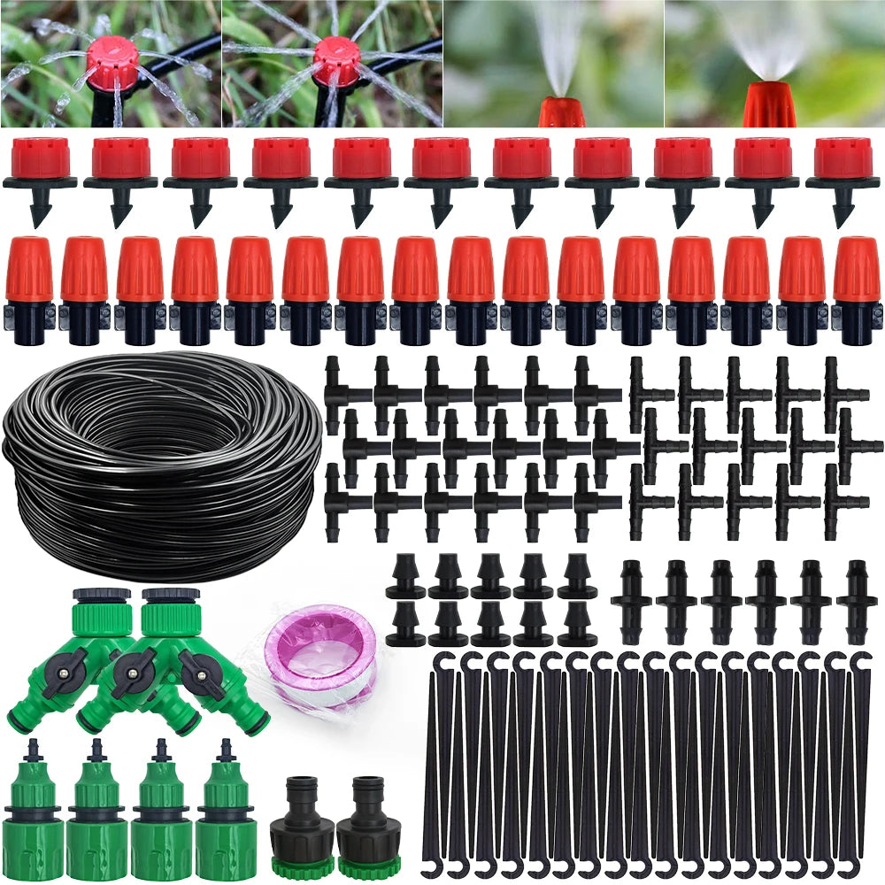 Automatisches Bewässerungssystem mit verstellbarem Tropfschlauch für Garten-Yabubest - Home & More
