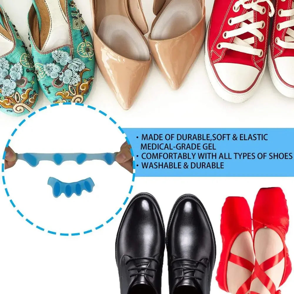 Weicher Gel Zehenspreizer zur Linderung von Ballenschmerzen