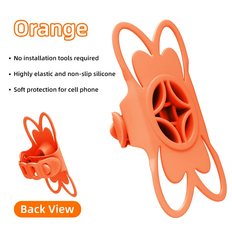 Universal Silikon Fahrrad Handyhalter Lenkerclip Für Alle Telefone