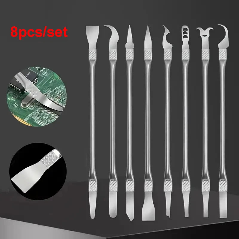 Präzise - Vielseitig: 8-teiliges CPU Hebelmesser-Set für Elektronikreparaturen
