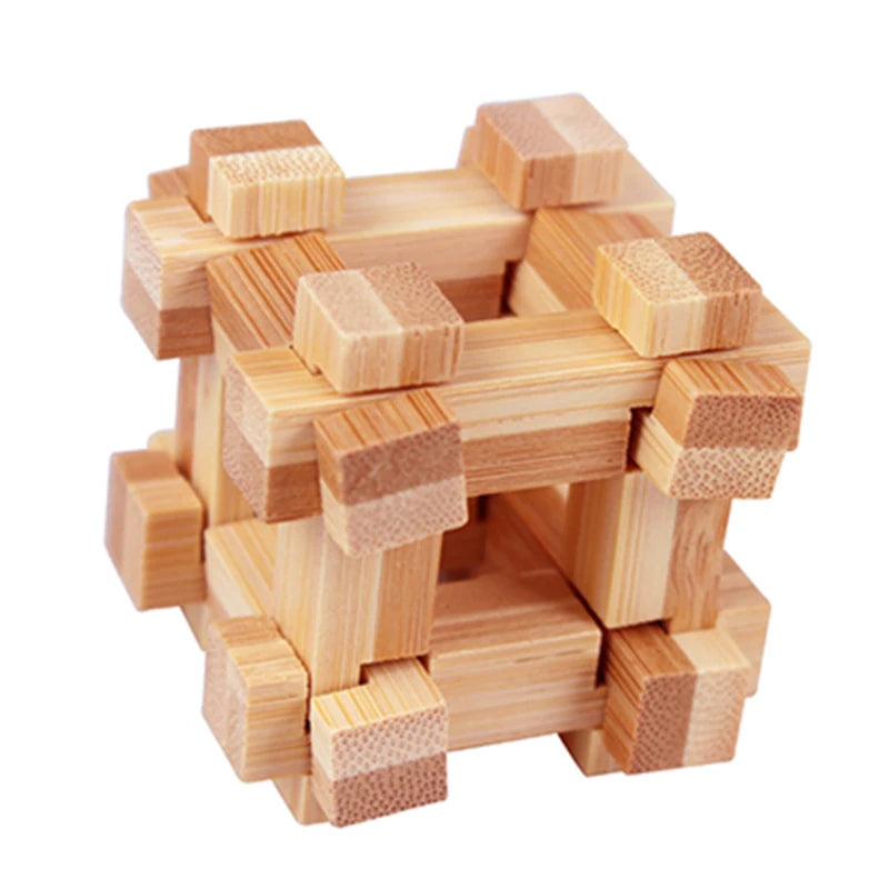 Holz 3D Puzzle Gehirnförderndes Lernspielzeug