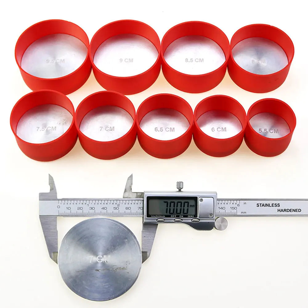 Silikon Untersetzer 7cm Durchmesser in 17 Farben für Wärmedämmung