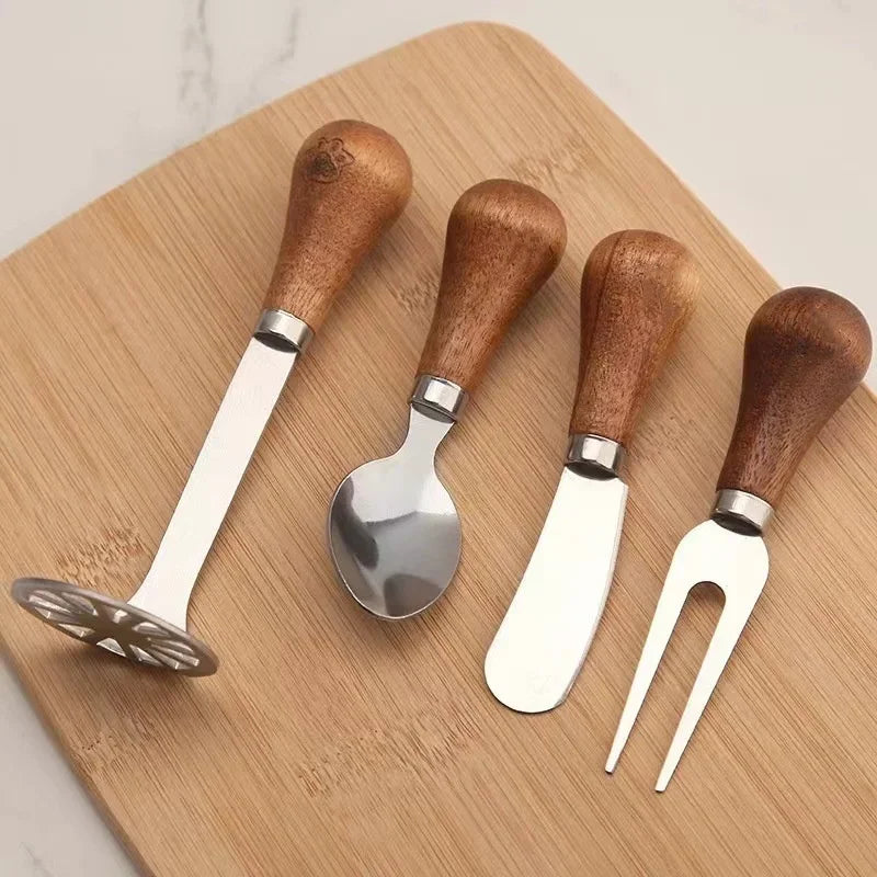 Robuster Edelstahl Kartoffelstampfer mit Holzgriff – Multifunktionaler Küchenhelfer