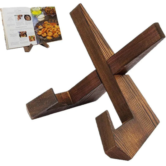 Holz Rezept- und Buchhalter für Küche und Esszimmer
