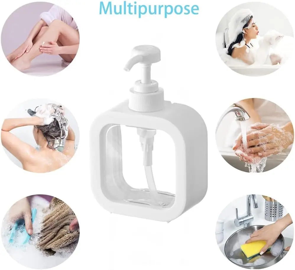 Bad Seifenspender nachfüllbar – 300ml/500ml für Shampoo Lotion Reise