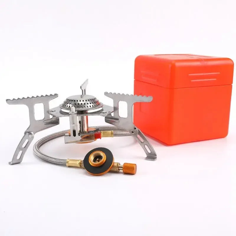 Leistungsstarker 5800W Camping Gasherd – winddicht, faltbar, ultraleicht