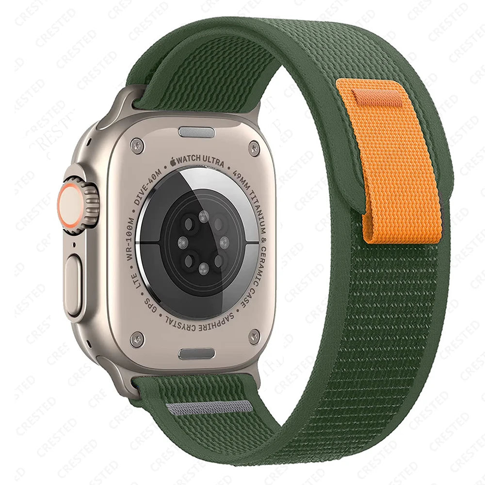 Robustes Nylon Armband für Apple Watch Ultra und alle Serien