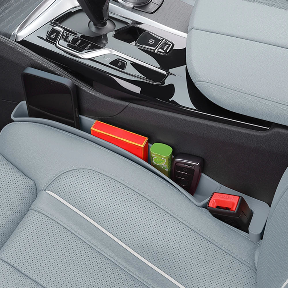 2er Set Auto Sitzlücken Füllbox – Organizer für Handy & Kleinteile
