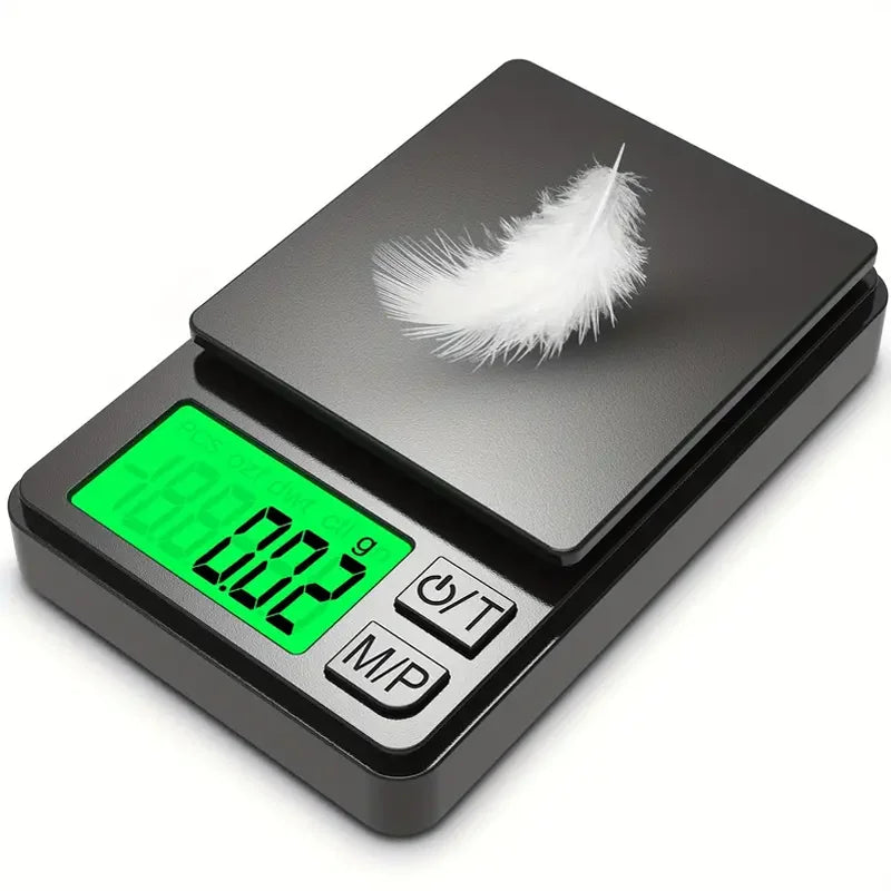 Präzisions-Taschenwaage 1000g X 0.1g für Lebensmittel und Schmuck