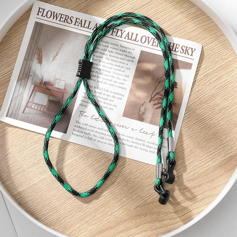 Verstellbare Sport Sonnenbrillenkette 70cm Unisex Outdoor Wandern