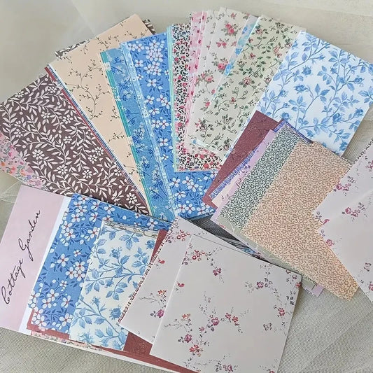 60-teiliges Vintage Collage Papierset für kreatives Scrapbooking DIY